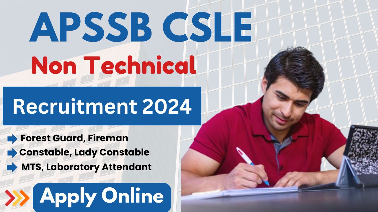 APSSB CSLE Recruitment 2024