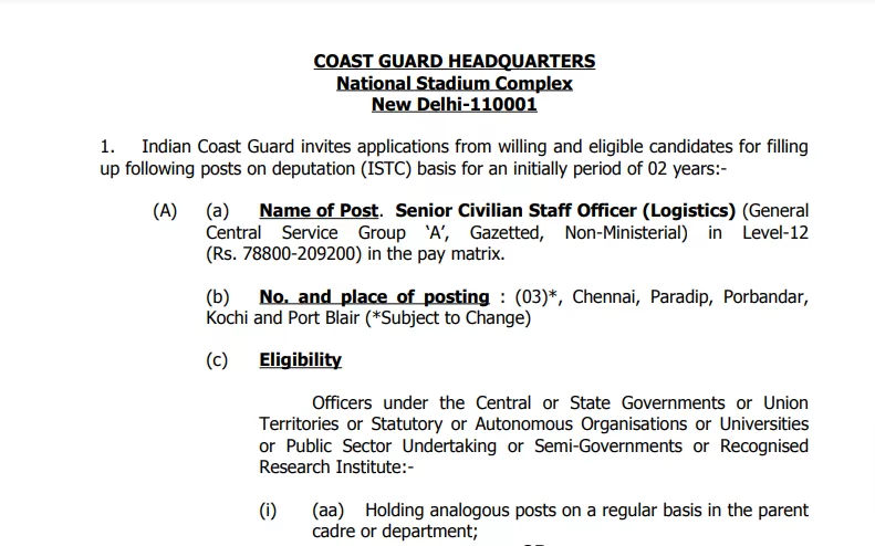 Lokpal of India Recruitment 2024