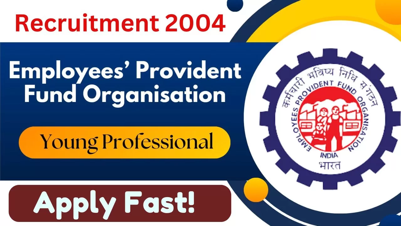 EPFO Recruitment Young Professionals 2024