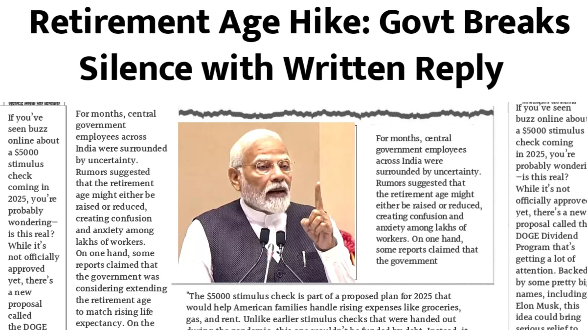 Retirement Age Hike 2025