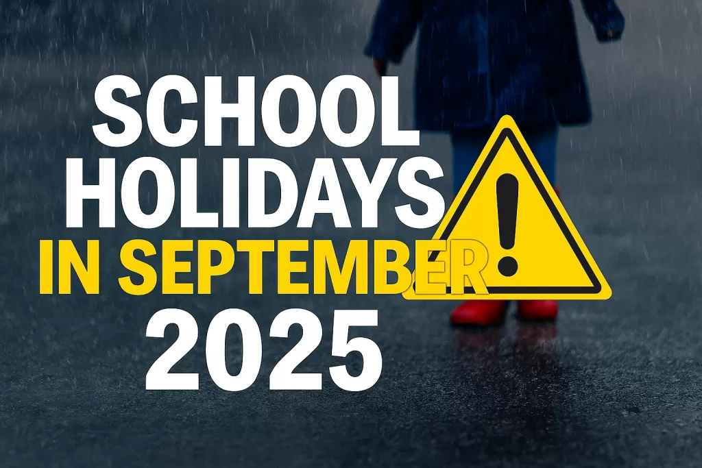 School Holidays in September