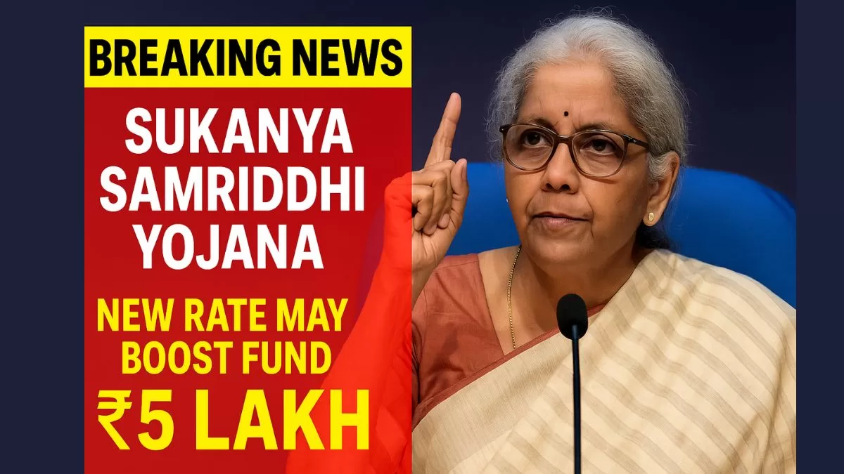 Sukanya Samriddhi Yojana interest rate 2025, SSY new rate October 2025, SSY interest hike impact, Sukanya Samriddhi Yojana maturity value, SSY calculator 2025, government savings scheme girls