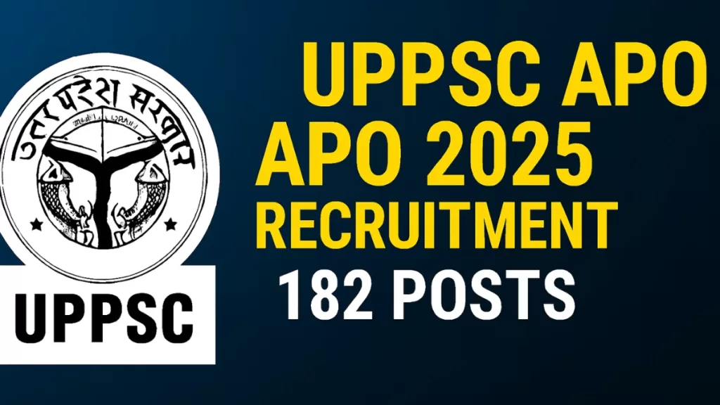 UPPSC APO Recruitment 2025