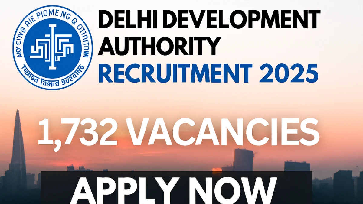 Delhi Development Authority Recruitment 2025