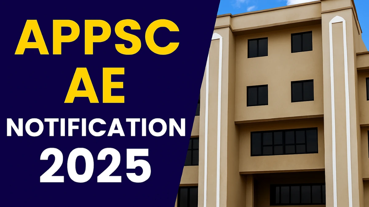 APPSC AE Notification 2025
