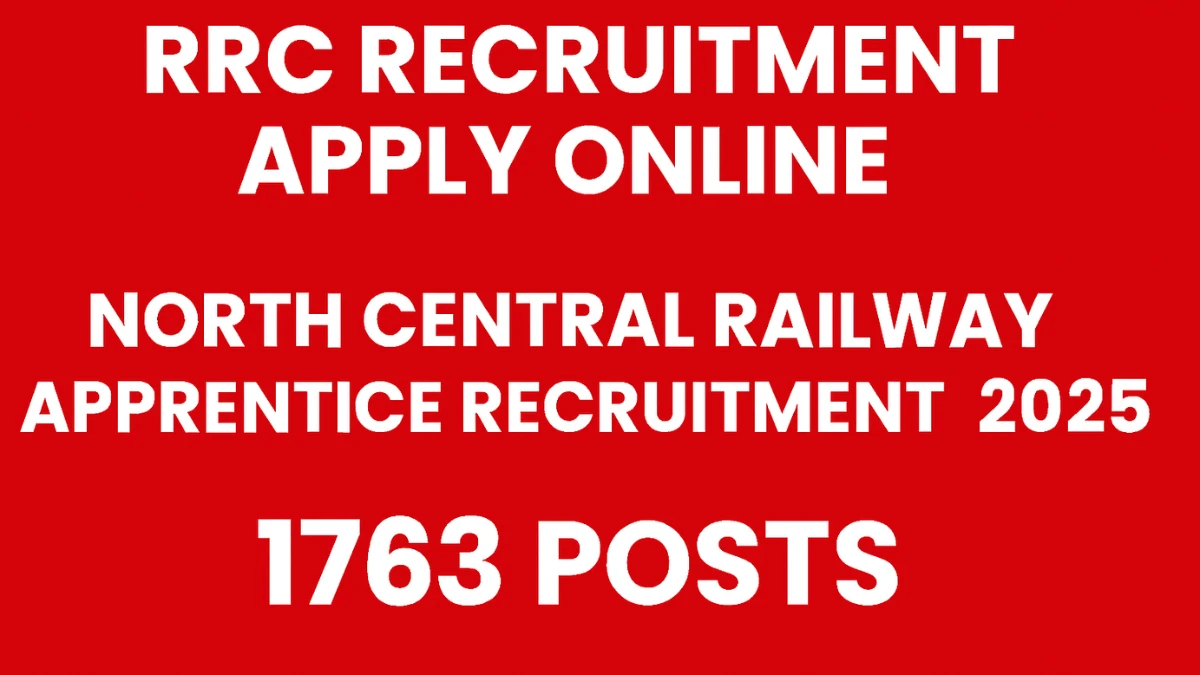 RRC Recruitment Apply Online