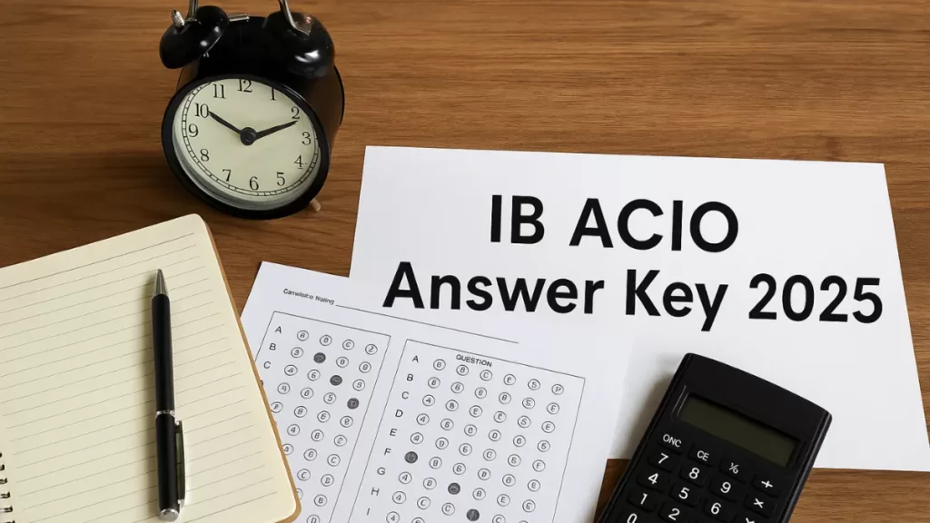 IB ACIO Answer Key