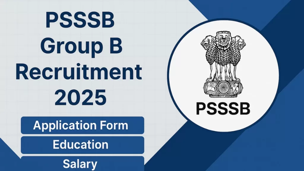PSSSB Group B Recruitment